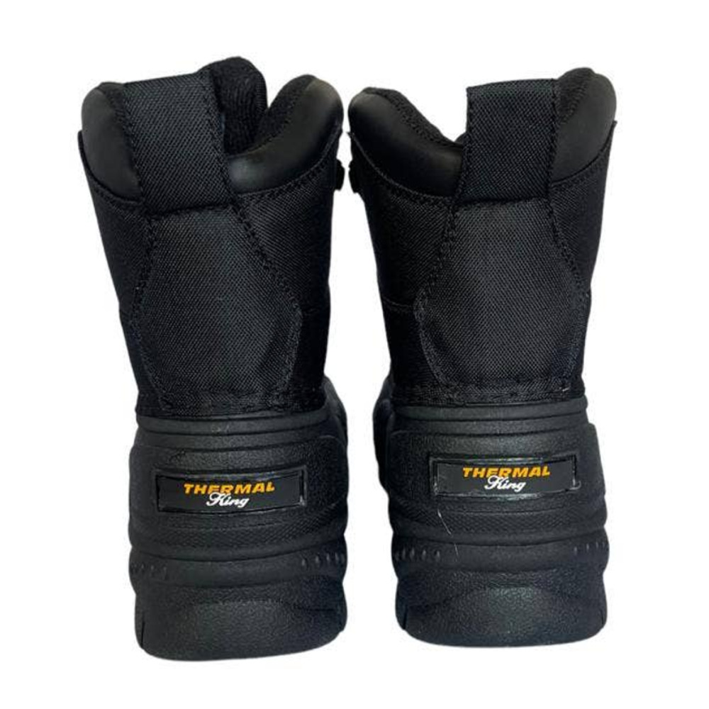 💎✨$130✨💎 New in Box THERMAL KING JON Black Men's Boots - Picture 7 of 8